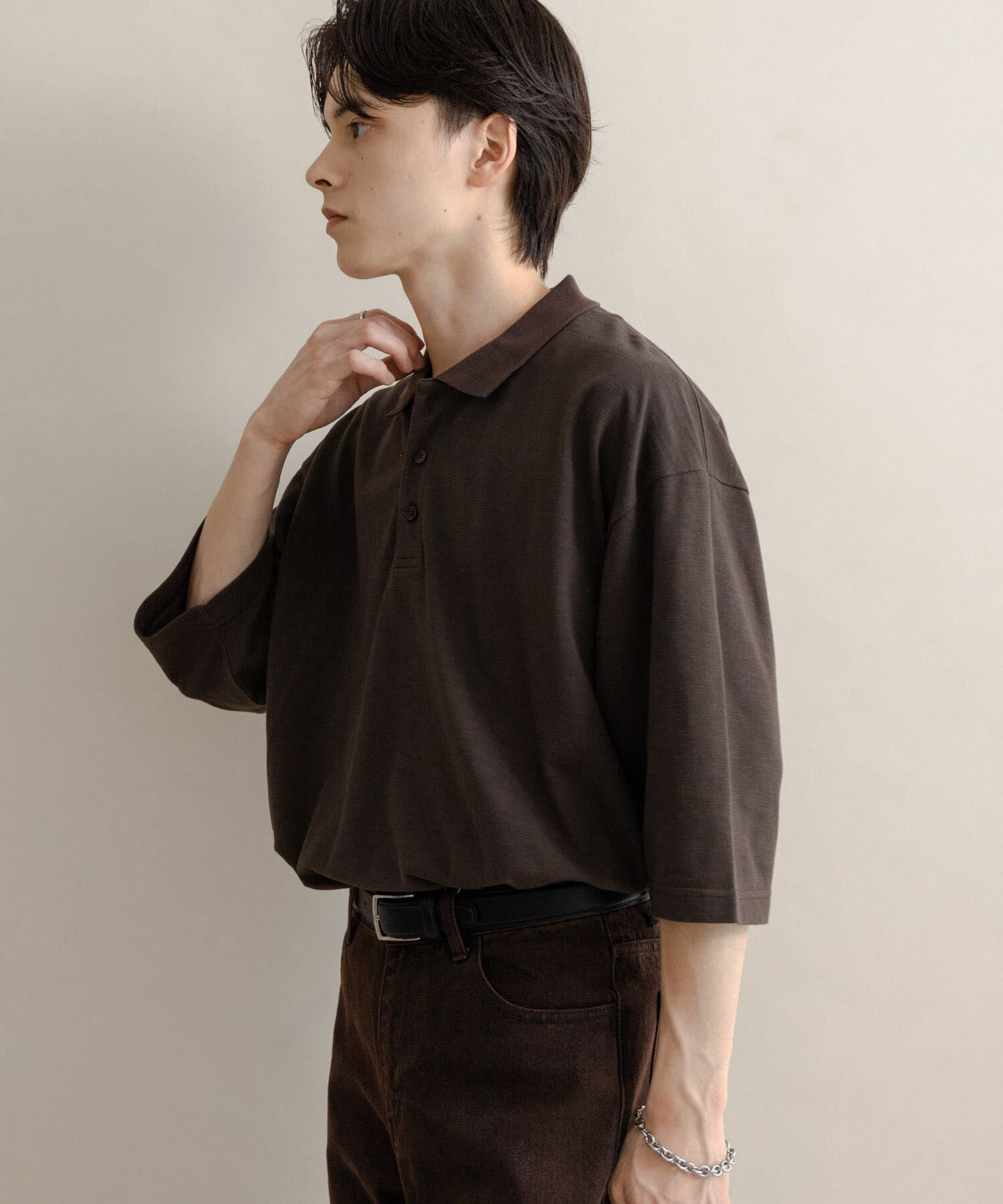 SENSE OF PLACE by URBAN RESEARCH「スラブカノコエクストラルーズポロシャツ」|ポロシャツ|