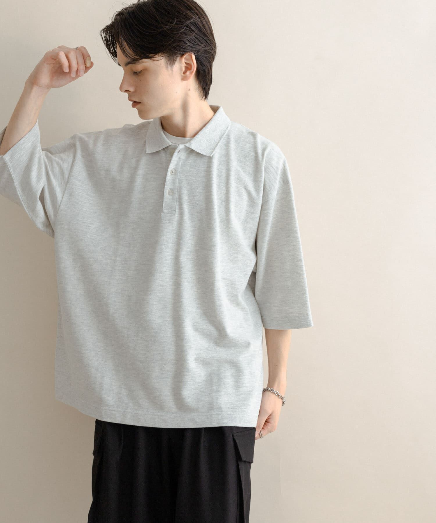 SENSE OF PLACE by URBAN RESEARCH「スラブカノコエクストラルーズポロシャツ」|ポロシャツ|