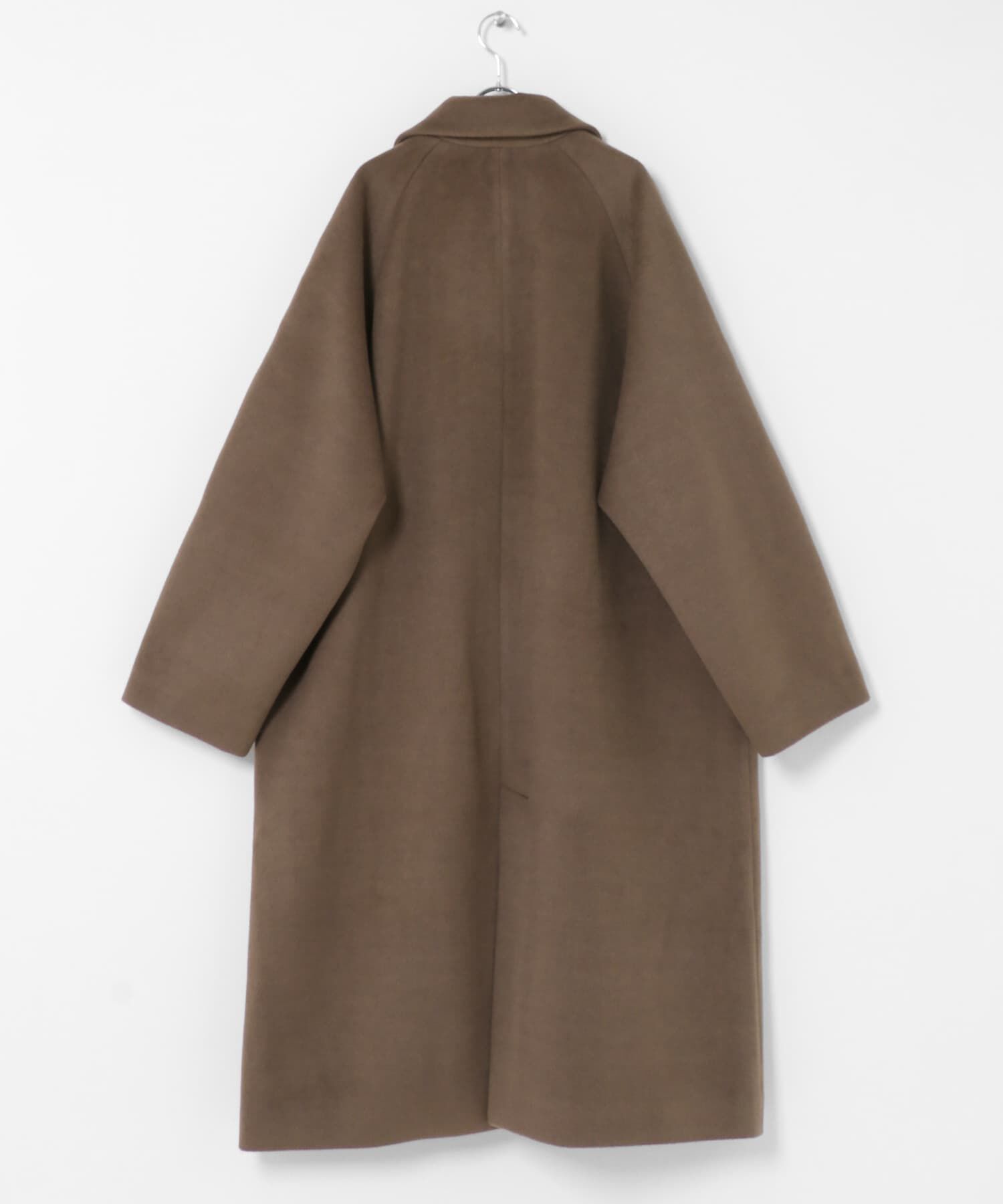 SENSE OF PLACE by URBAN RESEARCH「ウールブレンドダブルロングコート」|ノーカラーコート|