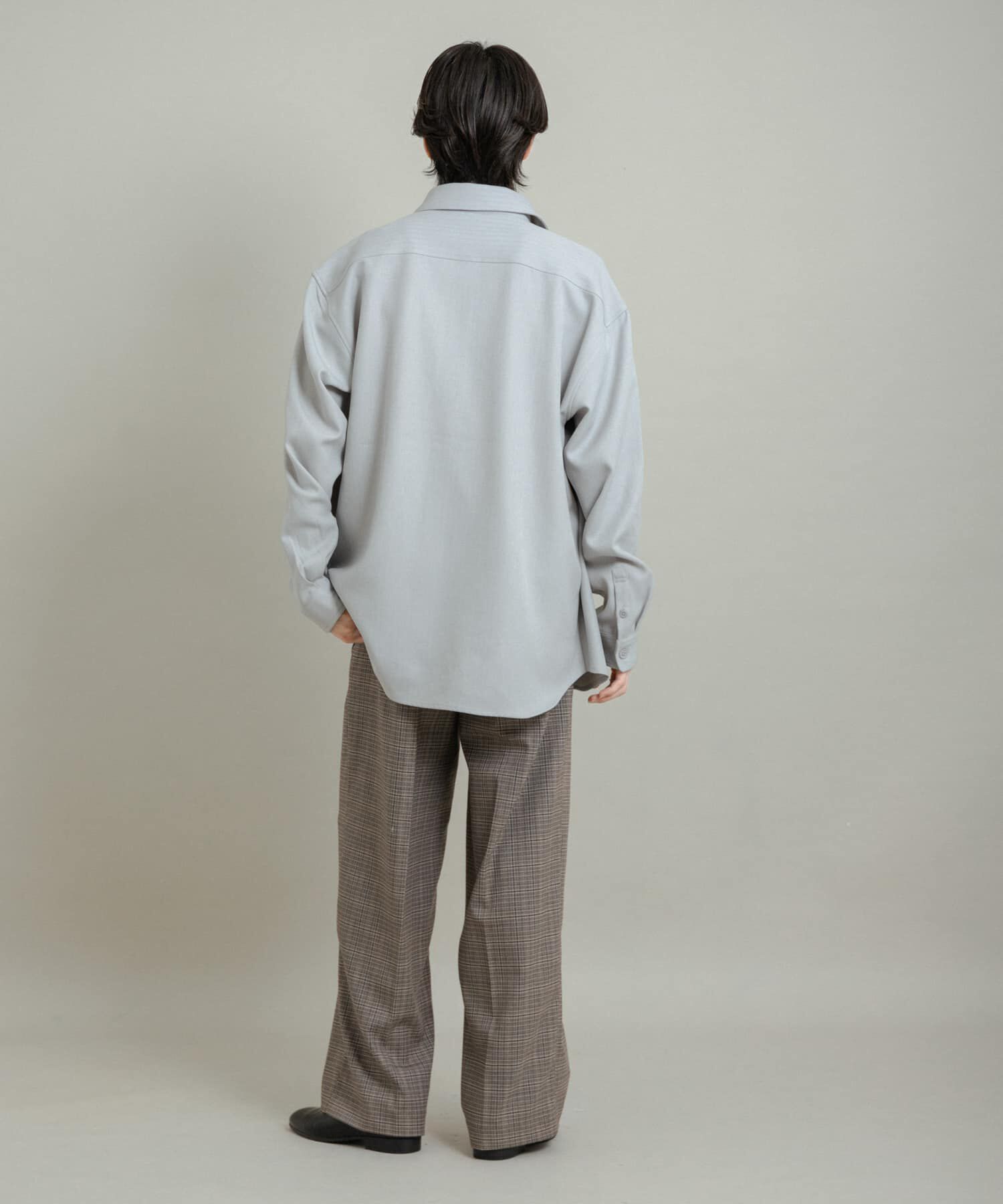 SENSE OF PLACE by URBAN RESEARCH「『UR TECH』ヘリンボーンレギュラーカラーシャツ」|シャツ・ブラウス|