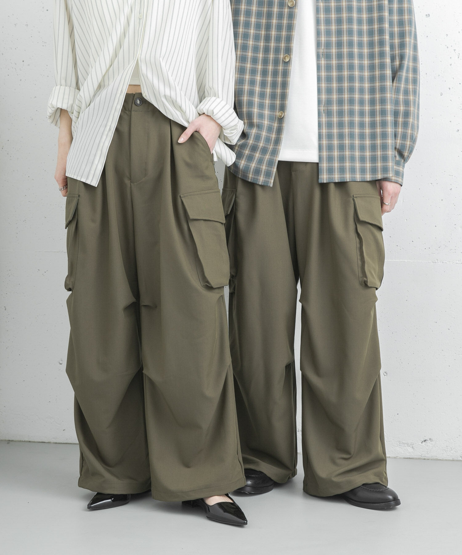 SENSE OF PLACE by URBAN RESEARCH「『ユニセックス』ワイドカーゴパンツ」|その他|