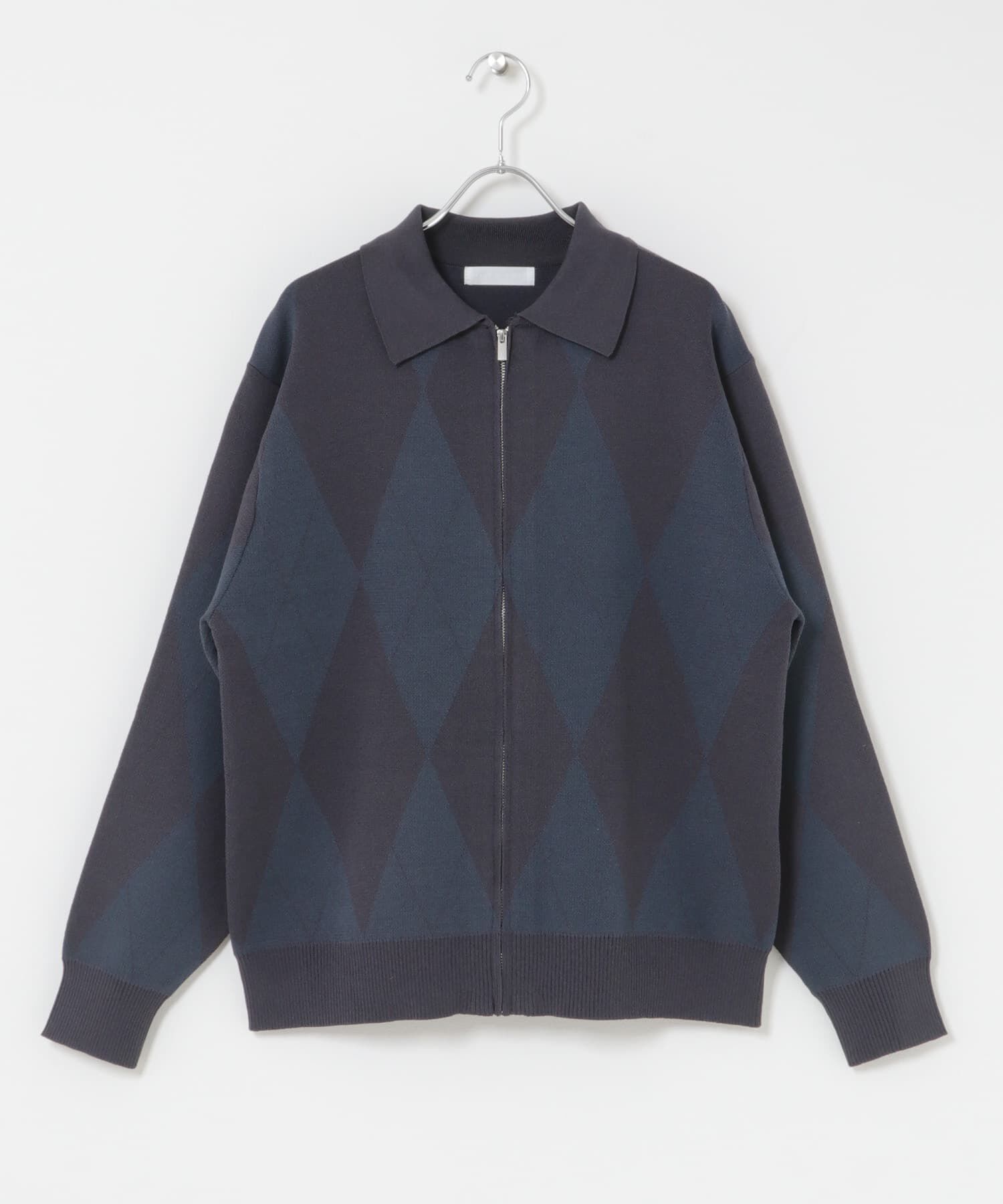 SENSE OF PLACE by URBAN RESEARCH「『洗濯可』アーガイルジップニットカーディガン」|カーディガン|