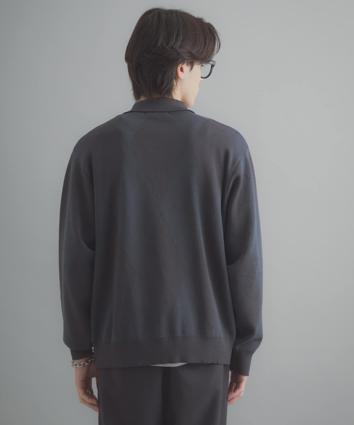 SENSE OF PLACE by URBAN RESEARCH「『洗濯可』アーガイルジップニットカーディガン」|カーディガン|