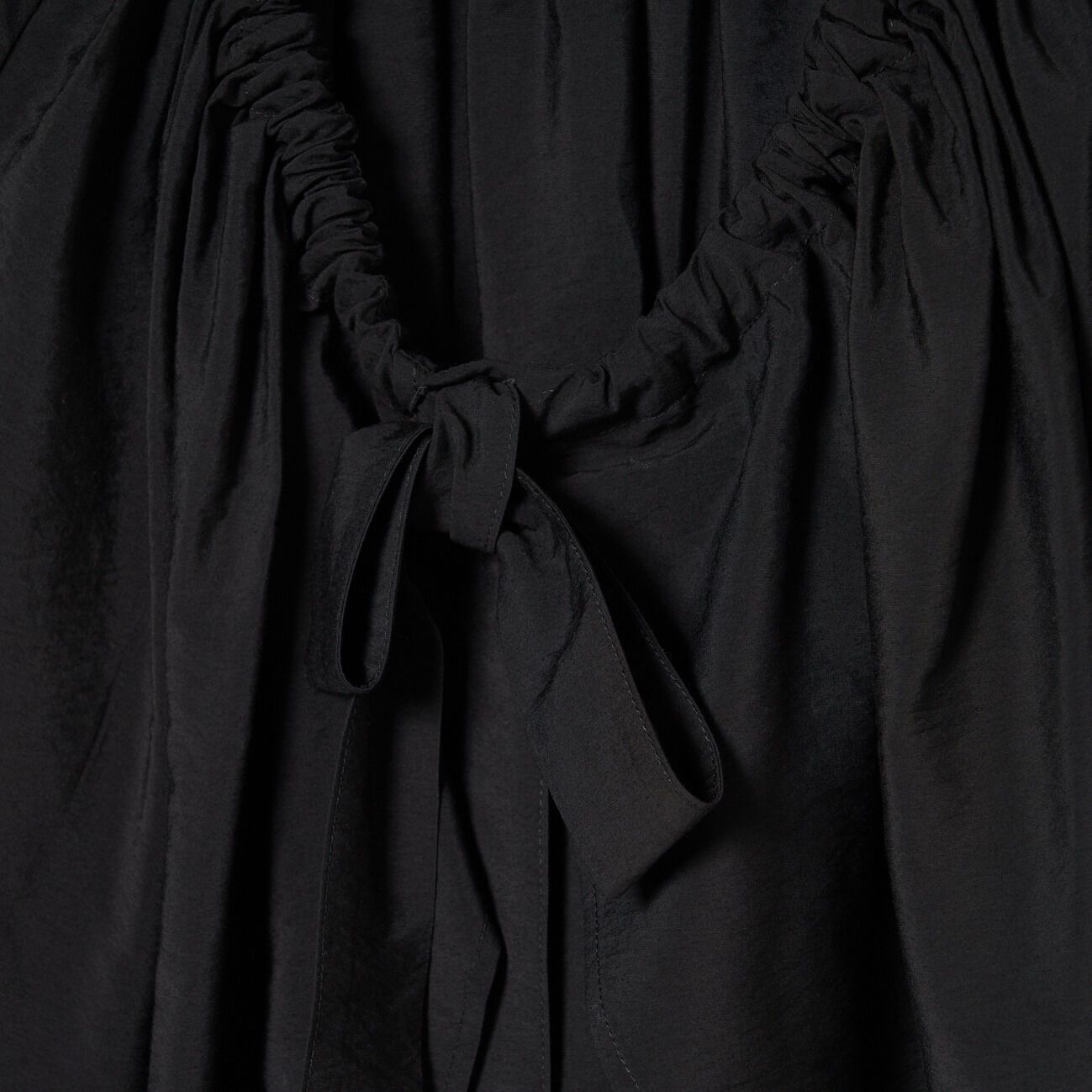 HELIOPOLE「HELIOPOLE RAYON POPLIN BACK GATHER BL」|シャツ・ブラウス|