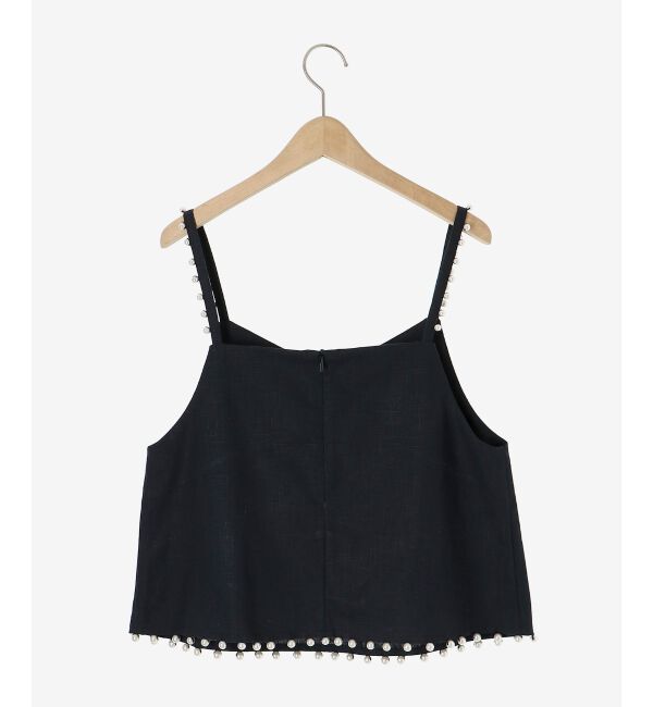 le.coeur blanc「《手洗い可能》パールツキキャミブラウス」|シャツ・ブラウス|