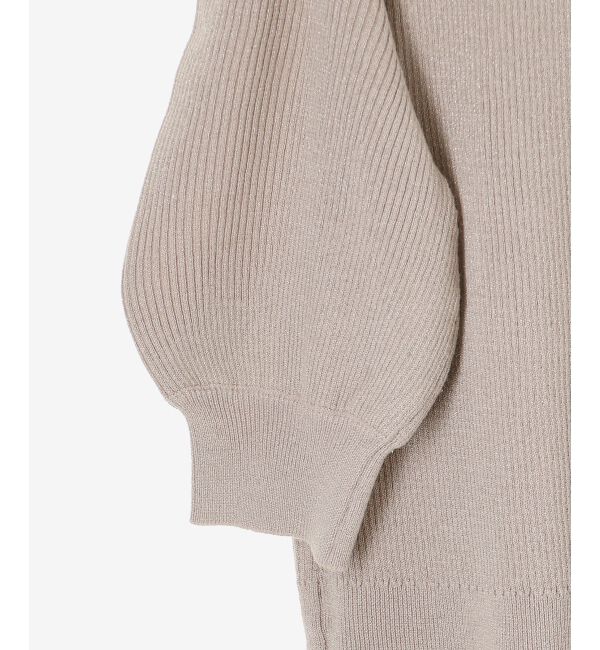  「肩あきラメニット」|ニット・セーター|