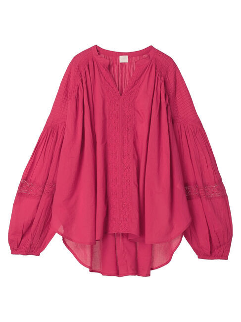 AMERICAN HOLIC「ショルダーピンタック袖ボリュームブラウス」|シャツ・ブラウス|