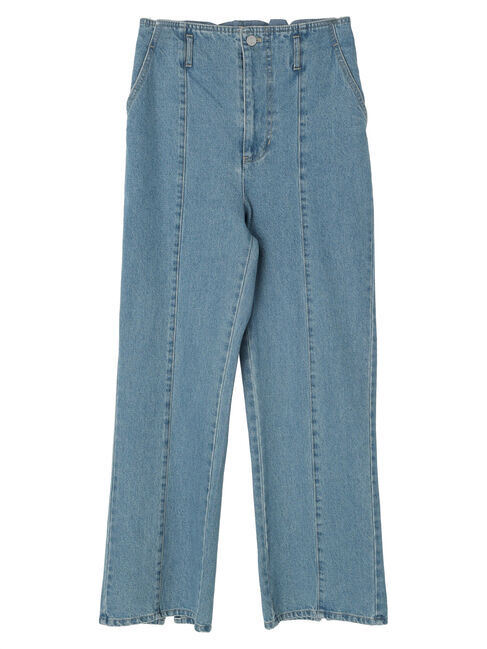 Green Parks「・ELENCARE　DUE　バックスリットデニムパンツ」|デニム|