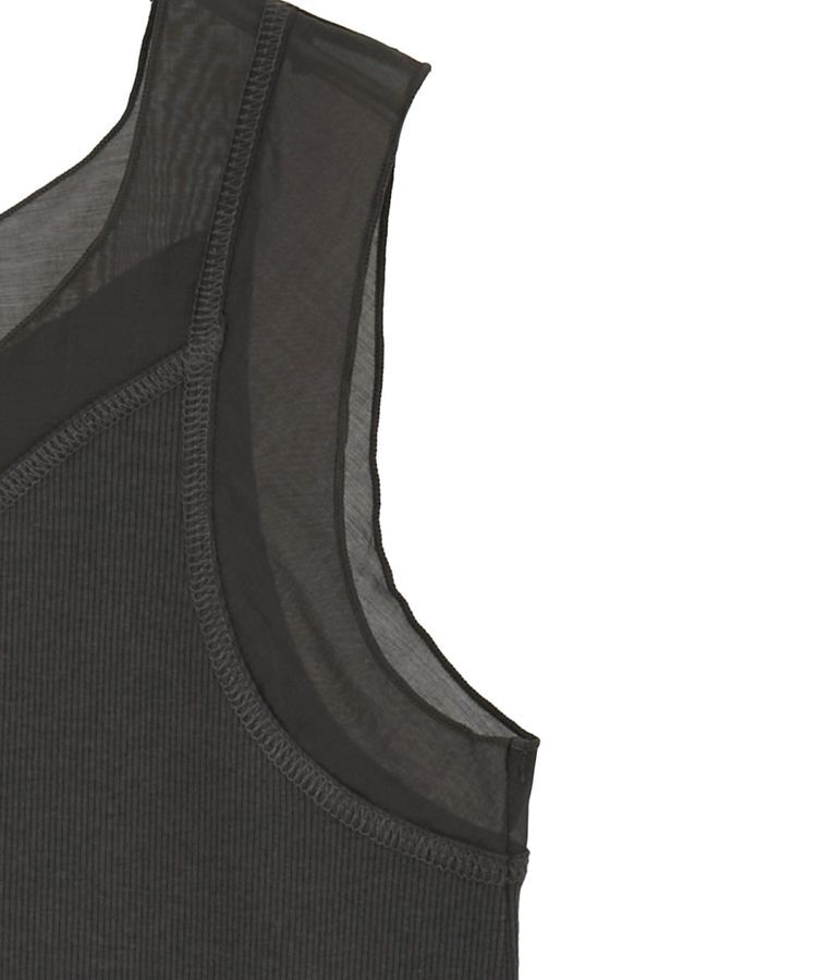 Green Parks「・SUGAR SPOON シアー切替タンクトップⅡ」|インナー|