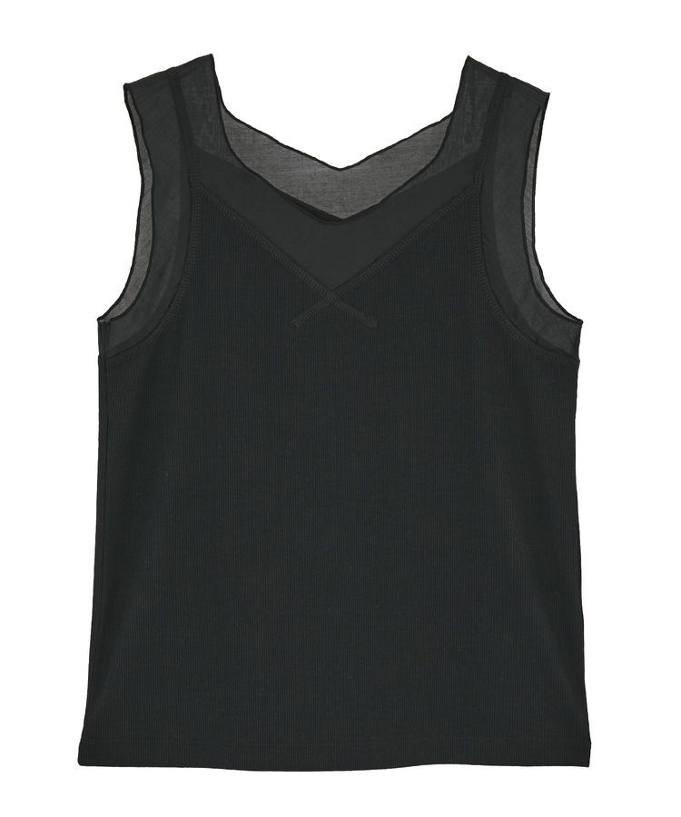 Green Parks「・SUGAR SPOON シアー切替タンクトップⅡ」|インナー|