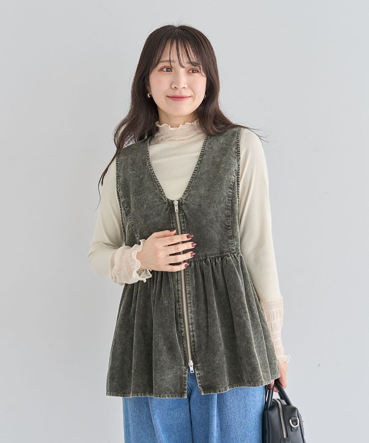 Green Parks「・Petit Fleur チュールキリカエラメリブタートル」|Tシャツ・カットソー|