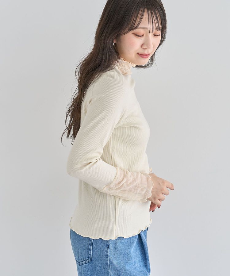 Green Parks「・Petit Fleur チュールキリカエラメリブタートル」|Tシャツ・カットソー|