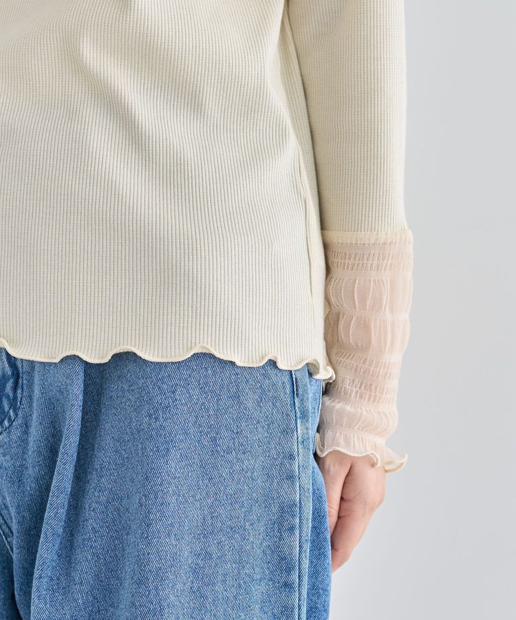 Green Parks「・Petit Fleur チュールキリカエラメリブタートル」|Tシャツ・カットソー|