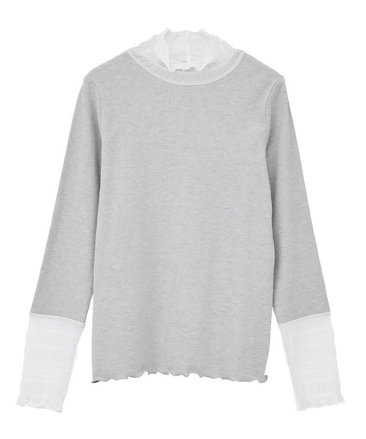 Green Parks「・Petit Fleur チュールキリカエラメリブタートル」|Tシャツ・カットソー|