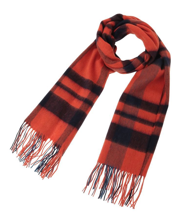 YECCA VECCA「ウールチェック柄ストール」|ストール|