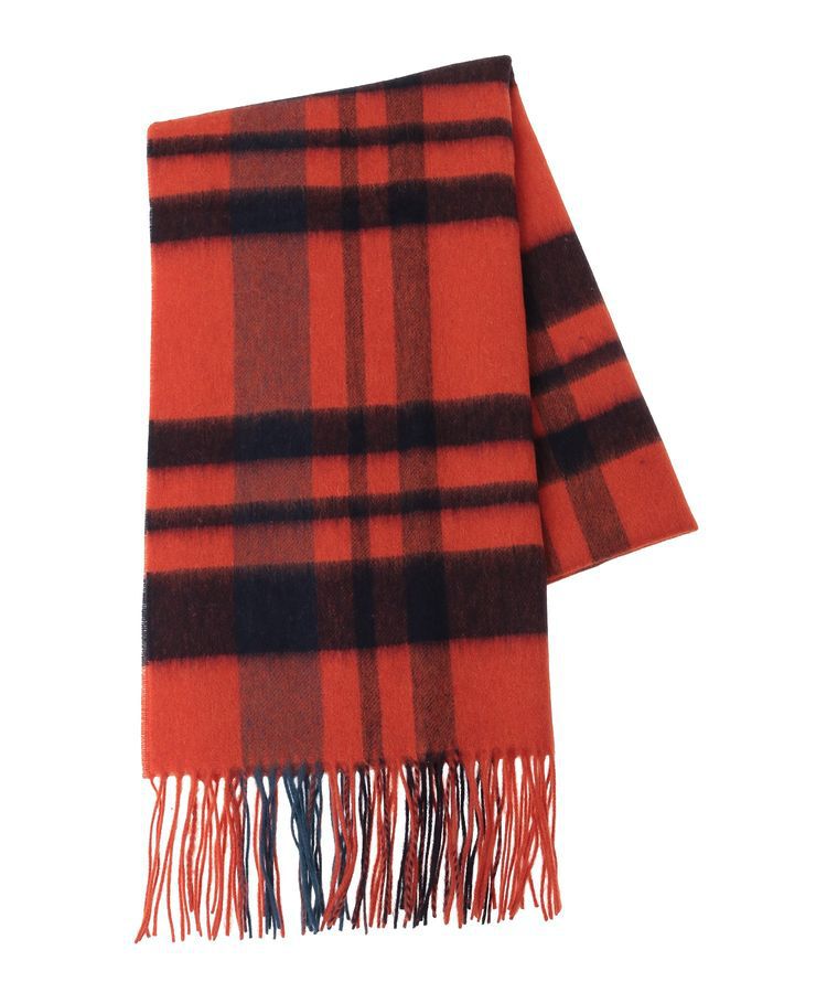 YECCA VECCA「ウールチェック柄ストール」|ストール|