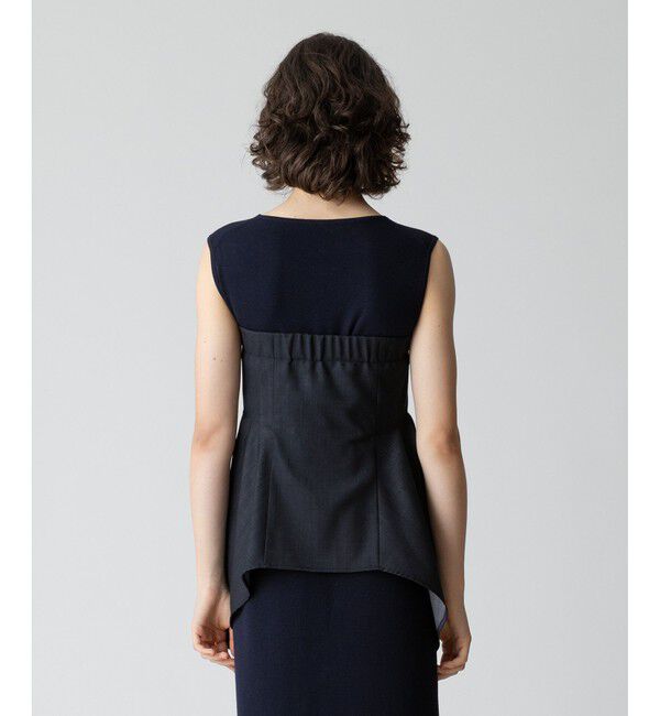 allureville「ウールデニムイレヘムビスチェ」|ベスト・ジレ|