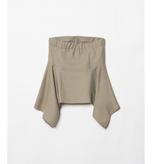 allureville「ウールデニムイレヘムビスチェ」|ベスト・ジレ|