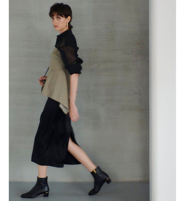 allureville「ウールデニムイレヘムビスチェ」|ベスト・ジレ|