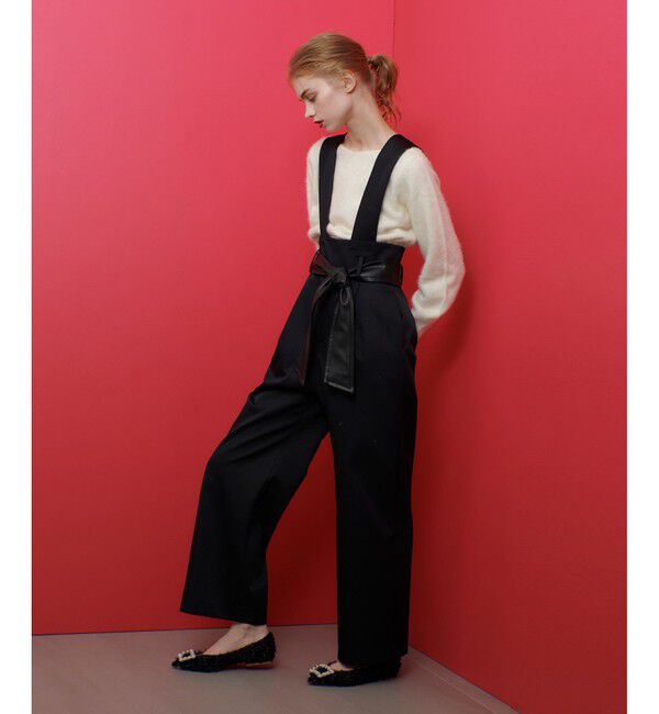 LOULOU WILLOUGHBY「【LOULOU WILLOUGHBY】ジャンパーワイドパンツ」|オールインワン|