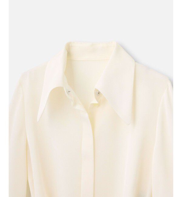 LOULOU WILLOUGHBY「【LOULOU WILLOUGHBY】ビッグカラーロングシャツ」|シャツ・ブラウス|