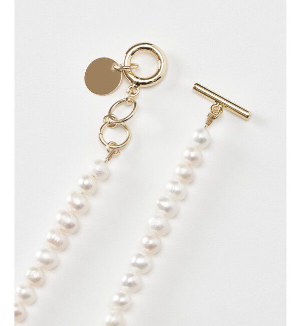 allureville「淡水パールショートネックレス」|ネックレス|