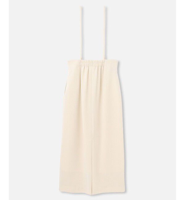 allureville「ジョーゼットサロペナロースカート」|タイト|