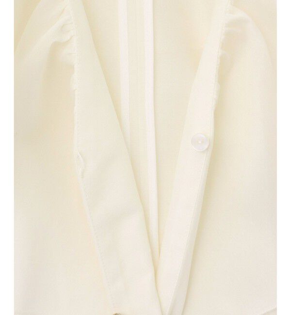 LOULOU WILLOUGHBY「【LOULOU WILLOUGHBY】オーガンジーフリルジャケット」|テーラードジャケット|