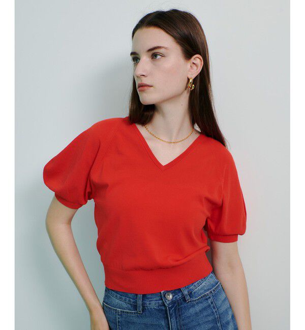 allureville「ハイツイストヤーンプルオーバー」|ニット・セーター|