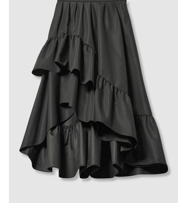 LOULOU WILLOUGHBY「【LOULOU WILLOUGHBY】レイヤーアシンメトリースカート」|スカート|