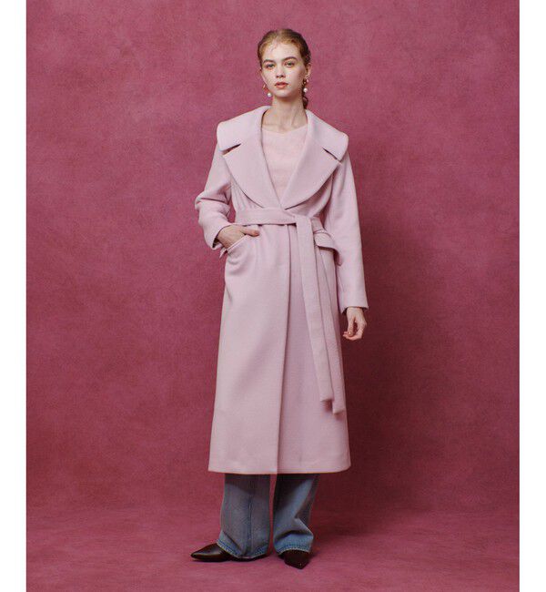 LOULOU WILLOUGHBY「【LOULOU WILLOUGHBY】ショートビーバーテーラーコート」|ダッフルコート|