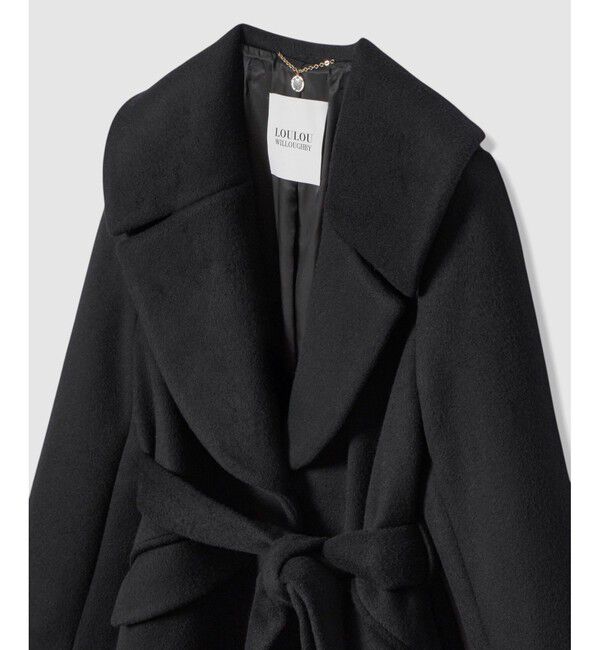 LOULOU WILLOUGHBY「【LOULOU WILLOUGHBY】ショートビーバーテーラーコート」|ダッフルコート|