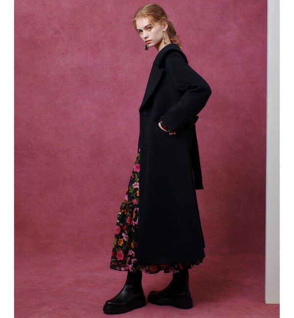 LOULOU WILLOUGHBY「【LOULOU WILLOUGHBY】ショートビーバーテーラーコート」|ダッフルコート|