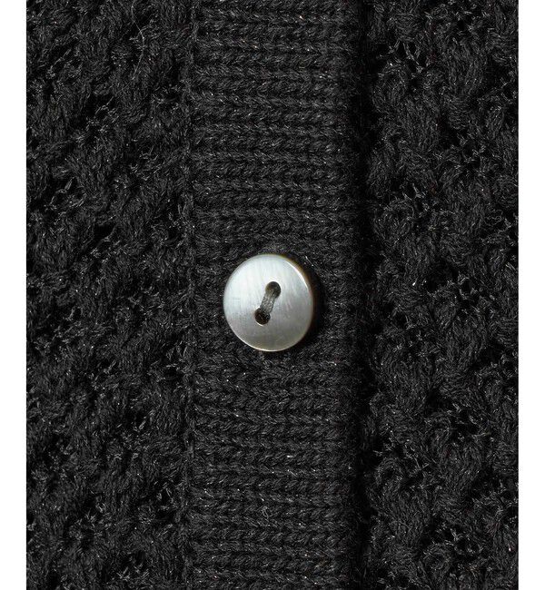 allureville「透かし編みカーディガン」|カーディガン|