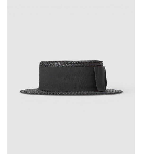 LOULOU WILLOUGHBY「【LOULOU WILLOUGHBY】ワイドリボンカンカン帽」|ハット|