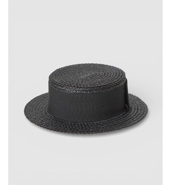 LOULOU WILLOUGHBY「【LOULOU WILLOUGHBY】ワイドリボンカンカン帽」|ハット|