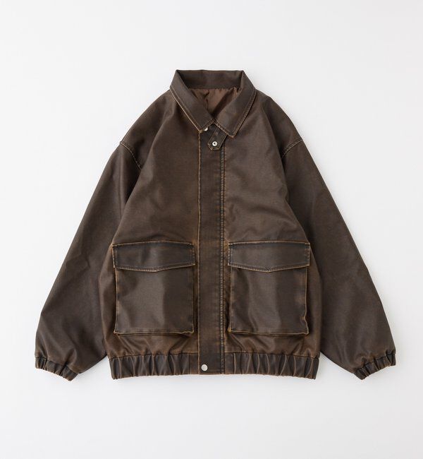  「フェイクレザージャケット」|ダウンベスト・ベスト|