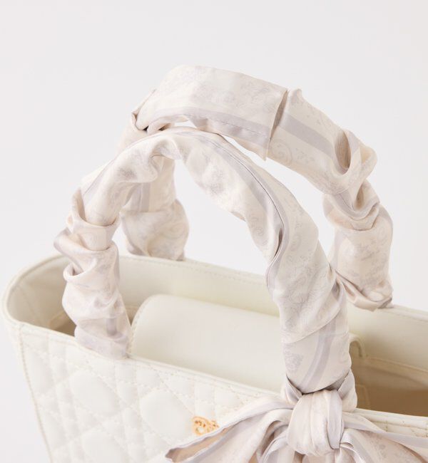  「スカーフハンドルキルティングトート」|ショルダー・メッセンジャー|