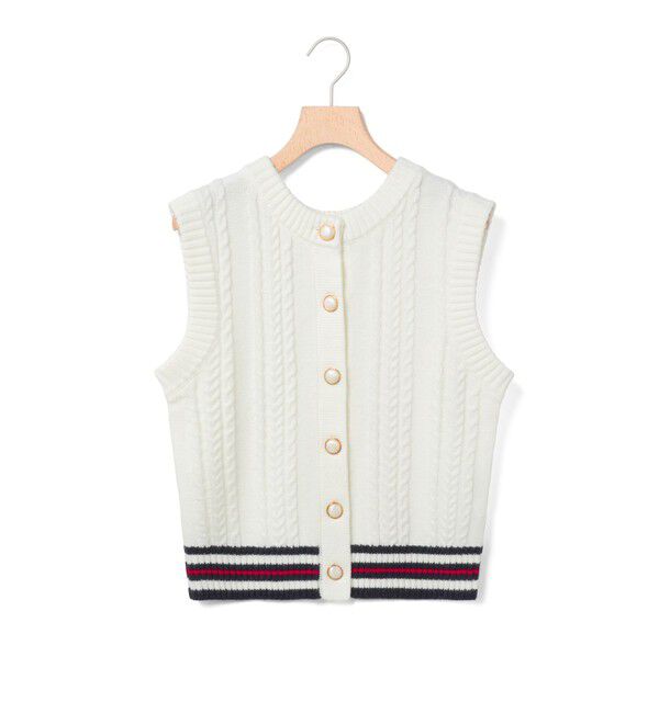 MARMARMAR「MARMARMAR FILAニットベスト」|ベスト・ジレ|
