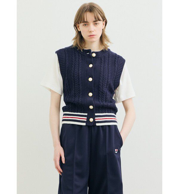 MARMARMAR「MARMARMAR FILAニットベスト」|ベスト・ジレ|