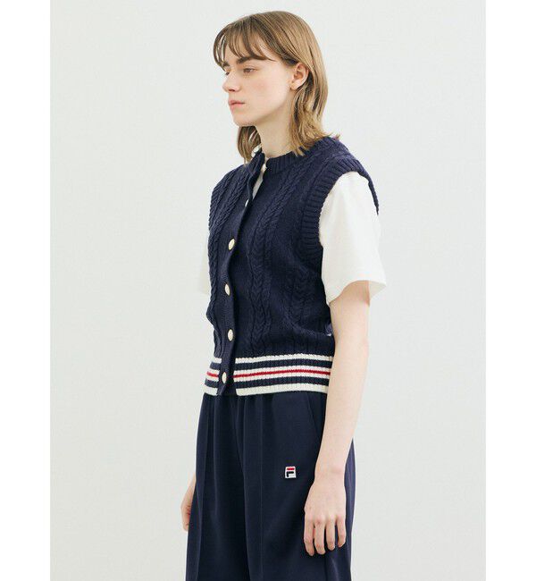 MARMARMAR「MARMARMAR FILAニットベスト」|ベスト・ジレ|