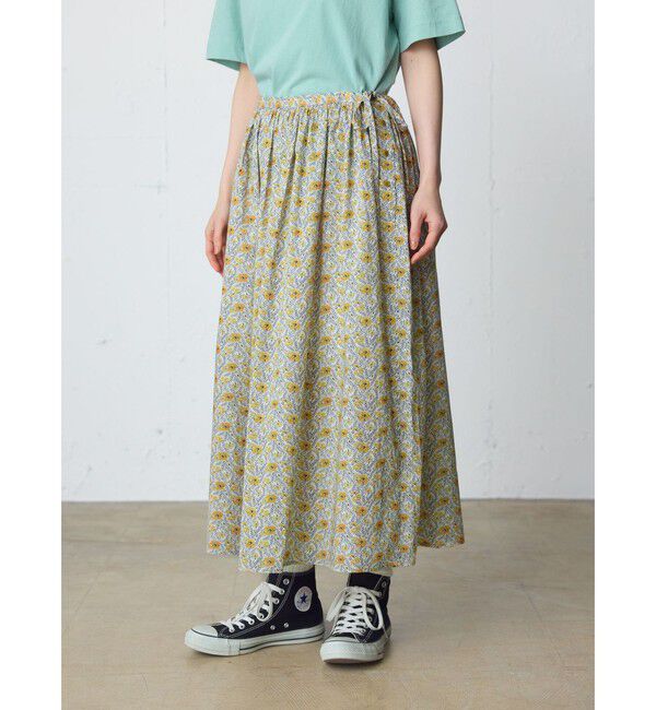MidiUmi「MidiUmi リバティプリントファーマーズスカート」|スカート|