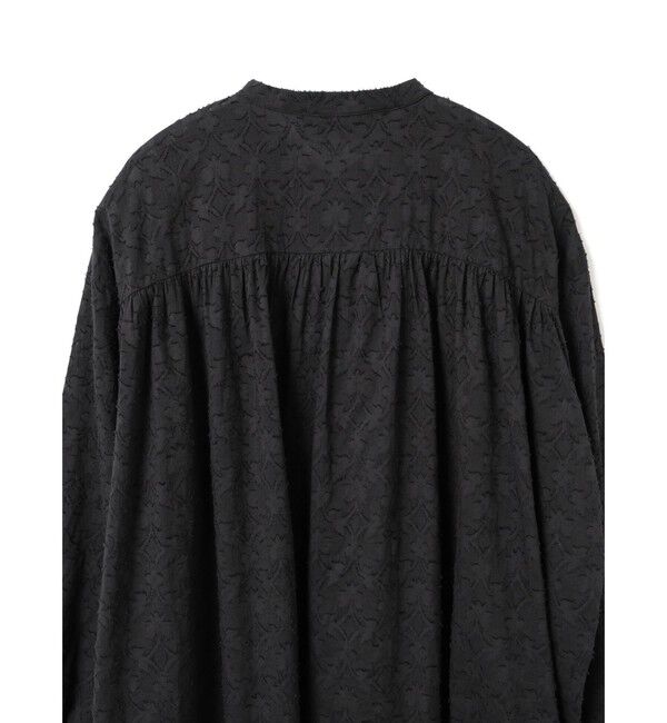 mizuiro ind「mizuiro ind ジャカードギャザーショルダーワンピース」|ワンピース|