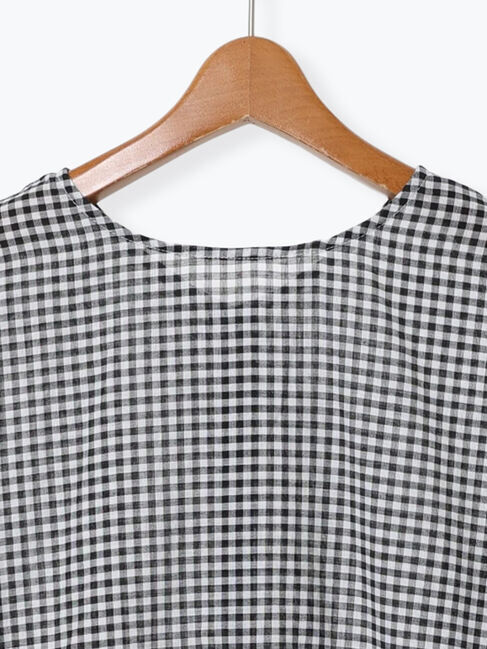 Lugnoncure「無地/柄アソート前後2WAYフリルブラウス」|シャツ・ブラウス|