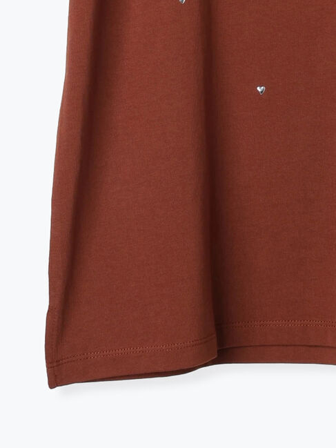 Te chichi TERRASSE「ハートモチーフホットフィットTシャツ」|Tシャツ・カットソー|