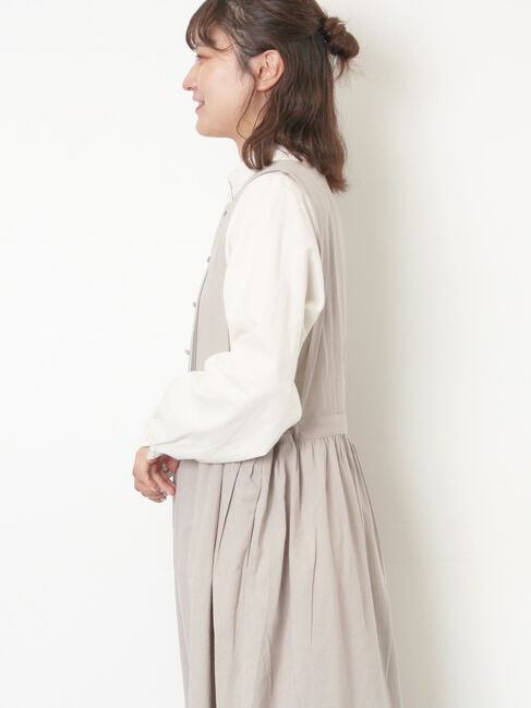 Samansa Mos2「【WEB限定】バックスリットジャンスカ」|ワンピース|