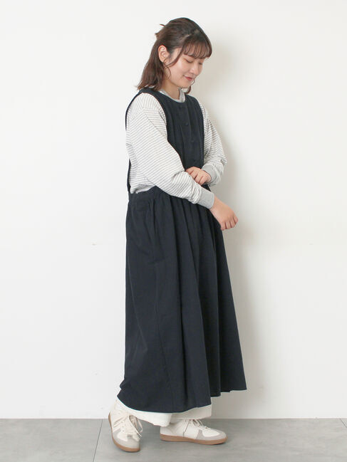 Samansa Mos2「【WEB限定】バックスリットジャンスカ」|ワンピース|