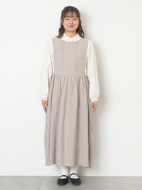 Samansa Mos2「【WEB限定】バックスリットジャンスカ」|ワンピース|