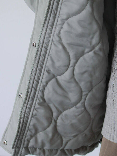 Samansa Mos2 blue「中綿モンスターコート」|その他|