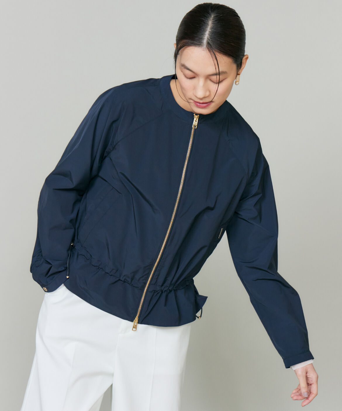INED「ボンバージャケット CITY BOMBER《WOOLRICH》」|その他|ネイビー